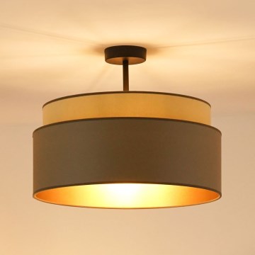 Brilagi - Πλαφονιέρα οροφής OREGON VEGE 1xE27/15W/230V διάμετρος 45 cm γκρι