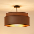 Brilagi - Πλαφονιέρα οροφής OREGON VEGE 1xE27/15W/230V διάμετρος 45 cm καφέ