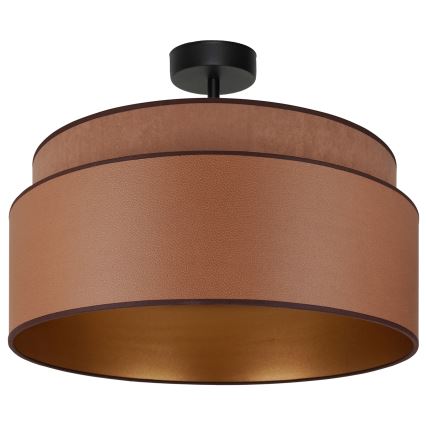 Brilagi - Πλαφονιέρα οροφής OREGON VEGE 1xE27/15W/230V διάμετρος 45 cm καφέ