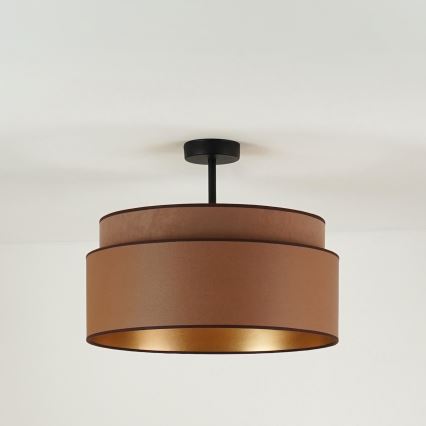 Brilagi - Πλαφονιέρα οροφής OREGON VEGE 1xE27/15W/230V διάμετρος 45 cm καφέ