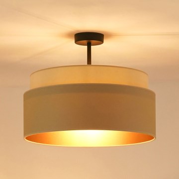 Brilagi - Πλαφονιέρα οροφής OREGON VEGE 1xE27/15W/230V διάμετρος 45 cm μπεζ