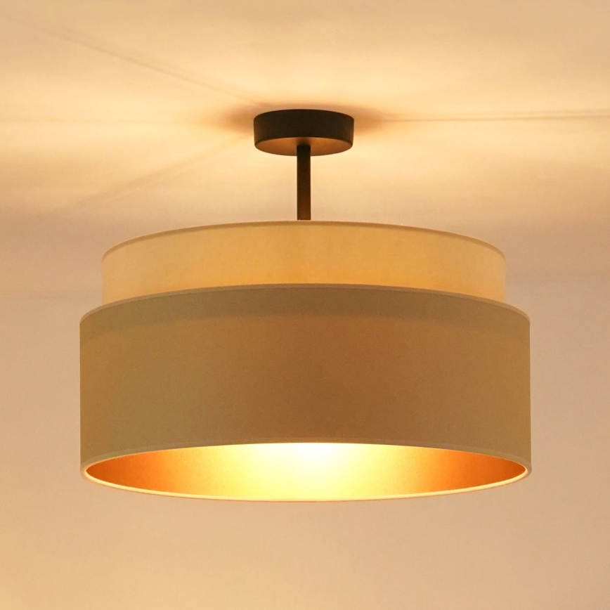 Brilagi - Πλαφονιέρα οροφής OREGON VEGE 1xE27/15W/230V διάμετρος 45 cm μπεζ