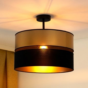 Brilagi - Πλαφονιέρα οροφής ROYAL 1xE27/15W/230V διάμετρος 40 cm μαύρο/χρυσό