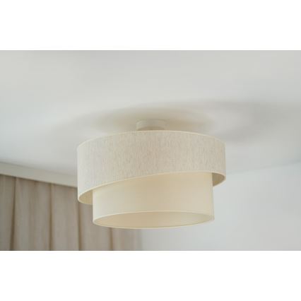 Brilagi - Πλαφονιέρα οροφής SHINE 1xE27/15W/230V διάμετρος 50 cm κρεμ
