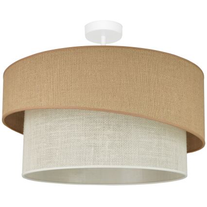 Brilagi - Πλαφονιέρα οροφής SHINE 1xE27/15W/230V διάμετρος 50 cm μπεζ/κρεμ