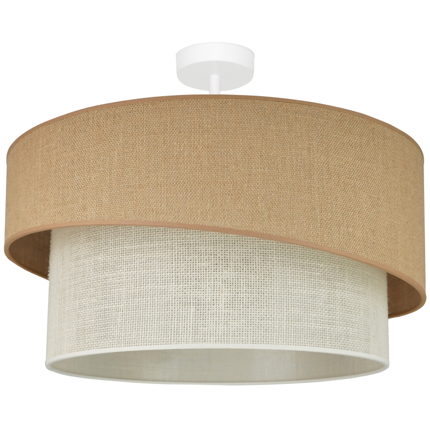 Brilagi - Πλαφονιέρα οροφής SHINE 1xE27/15W/230V διάμετρος 50 cm μπεζ/κρεμ