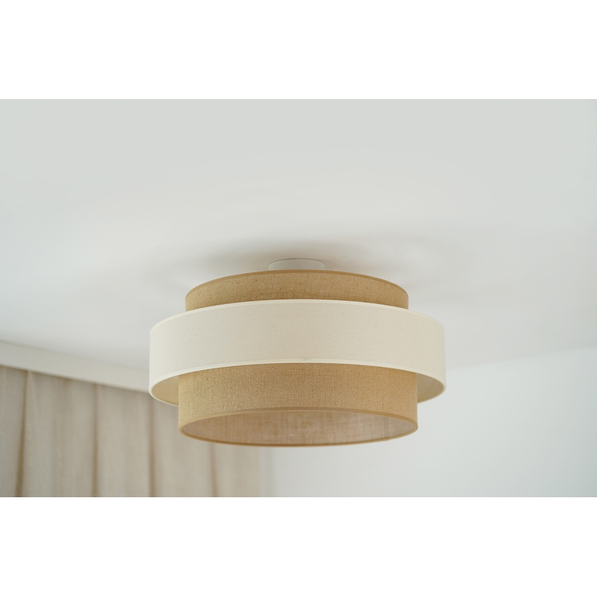 Brilagi - Πλαφονιέρα οροφής SPACE LIGHT 1xE27/15W/230V διάμετρος 50 cm μπεζ/κρεμ