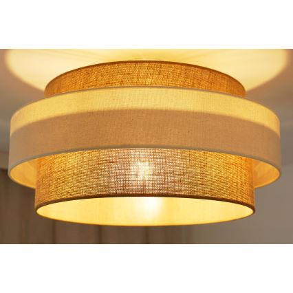 Brilagi - Πλαφονιέρα οροφής SPACE LIGHT 1xE27/15W/230V διάμετρος 50 cm μπεζ/κρεμ