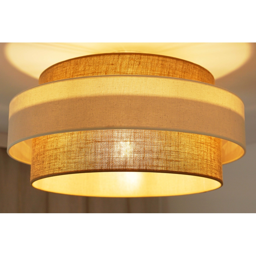 Brilagi - Πλαφονιέρα οροφής SPACE LIGHT 1xE27/15W/230V διάμετρος 50 cm μπεζ/κρεμ