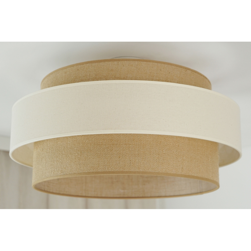 Brilagi - Πλαφονιέρα οροφής SPACE LIGHT 1xE27/15W/230V διάμετρος 50 cm μπεζ/κρεμ