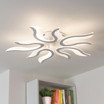 Brilagi - Πλαφονιέρα οροφής ντιμαριζόμενη LED TWIST LED/65W/230V 3000-6500K λευκό + τηλεχειριστήριο