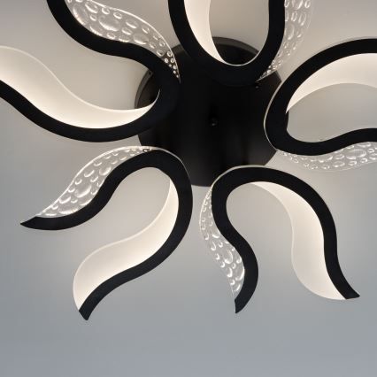 Brilagi - Πλαφονιέρα οροφής ντιμαριζόμενη LED TWIST LED/65W/230V 3000-6500K μαύρο + τηλεχειριστήριο