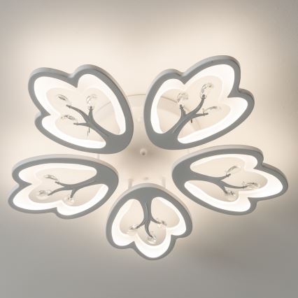 Brilagi - Πλαφονιέρα οροφής ντιμαριζόμενη LED TWIST LED/80W/230V 3000-6500K λευκό + τηλεχειριστήριο