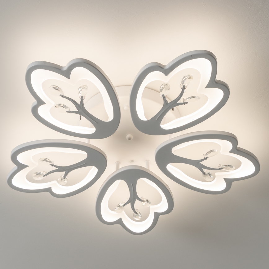 Brilagi - Πλαφονιέρα οροφής ντιμαριζόμενη LED TWIST LED/80W/230V 3000-6500K λευκό + τηλεχειριστήριο