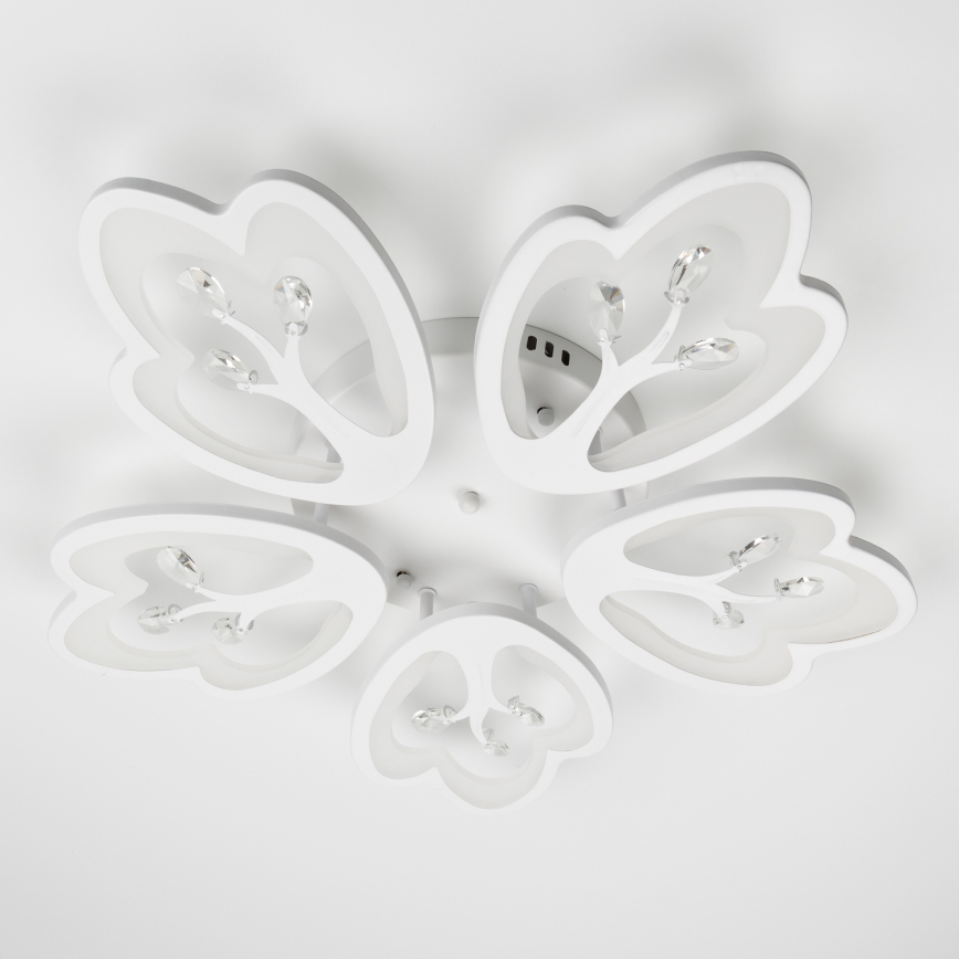Brilagi - Πλαφονιέρα οροφής ντιμαριζόμενη LED TWIST LED/80W/230V 3000-6500K λευκό + τηλεχειριστήριο