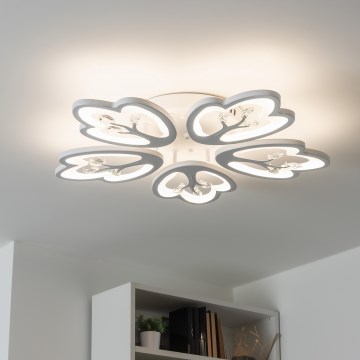 Brilagi - Πλαφονιέρα οροφής ντιμαριζόμενη LED TWIST LED/80W/230V 3000-6500K λευκό + τηλεχειριστήριο