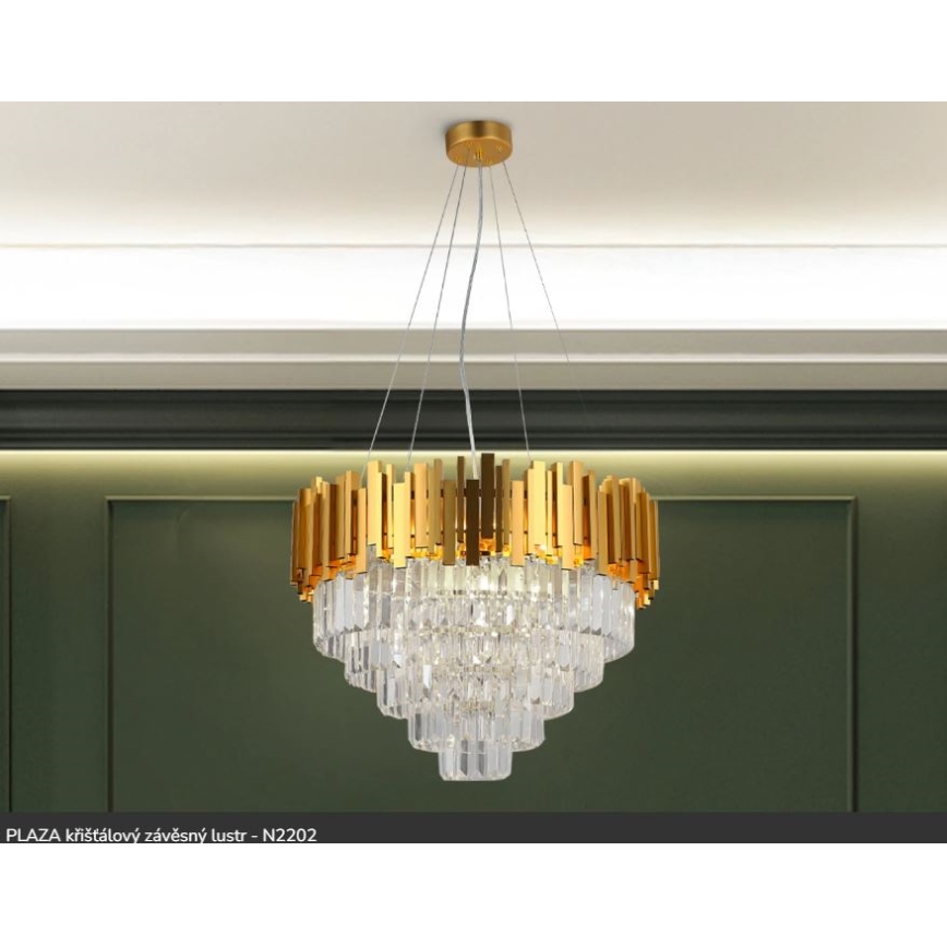 Brilagi - Πολυέλαιος με καλώδιο PLAZA 9xE14/40W/230V