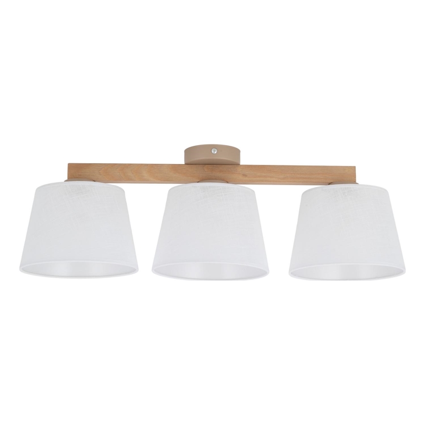 Brilagi - Προσαρτημένος πολυέλαιος LATTE SABIA 3xE27/60W/230V πεύκο/λευκό