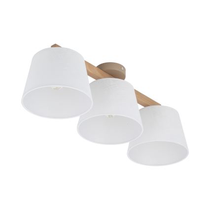 Brilagi - Προσαρτημένος πολυέλαιος LATTE SABIA 3xE27/60W/230V πεύκο/λευκό