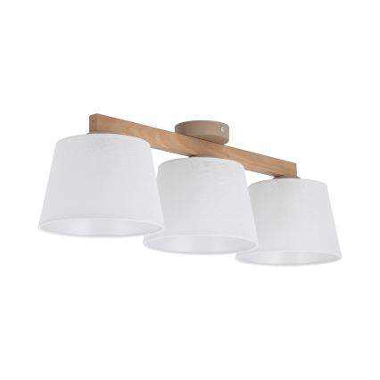 Brilagi - Προσαρτημένος πολυέλαιος LATTE SABIA 3xE27/60W/230V πεύκο/λευκό