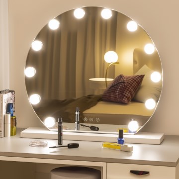 Brilagi - Ρυθμιζόμενο LED Καθρέφτης Μακιγιάζ HOLLYWOOD LED/12W/230V 3000/4000/6500K