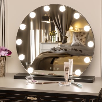 Brilagi - Ρυθμιζόμενο LED Καθρέφτης Μακιγιάζ HOLLYWOOD LED/12W/230V 3000/4000/6500K