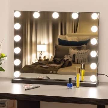 Brilagi - Ρυθμιζόμενο LED Καθρέφτης Μακιγιάζ HOLLYWOOD LED/15W/230V 3000/4000/6500K
