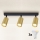 Brilagi - Ρυθμιζόμενο LED RGBW σποτ SELE GOLDEN 3xGU10/6,5W/230V 2700-6500K μαύρο/χρυσό