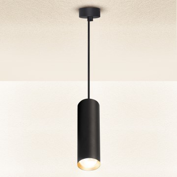 Brilagi - Ρυθμιζόμενο LED κρεμαστό φωτιστικό με καλώδιο SELE 1xGU10/6,5W/230V 2700-6500K μαύρο/χρυσό