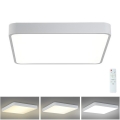 Brilagi - Ρυθμιζόμενο LED οροφής φωτιστικό POOL LED/36W/230V 3000-6000K 40x40 cm λευκό + τηλεχειριστήριο