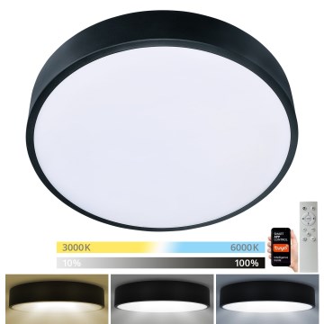 Brilagi - Ρυθμιζόμενο LED οροφής φωτιστικό POOL SMART LED/48W/230V 40 εκ. 3000-6000K Wi-Fi Tuya + τηλεχειριστήριο μαύρο