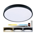 Brilagi - Ρυθμιζόμενο LED οροφής φωτιστικό POOL SMART LED/60W/230V 50 εκ. 3000-6000K Wi-Fi Tuya + τηλεχειριστήριο μαύρο