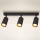 Brilagi - ρυθμιζόμενο LED σποτ φωτιστικό SELE 3xGU10/6,5W/230V 2700-6500K μαύρο/χρυσό