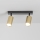 Brilagi - ρυθμιζόμενο LED σποτ φωτιστικό SELE GOLDEN 2xGU10/6,5W/230V 2700-6500K μαύρο/χρυσό