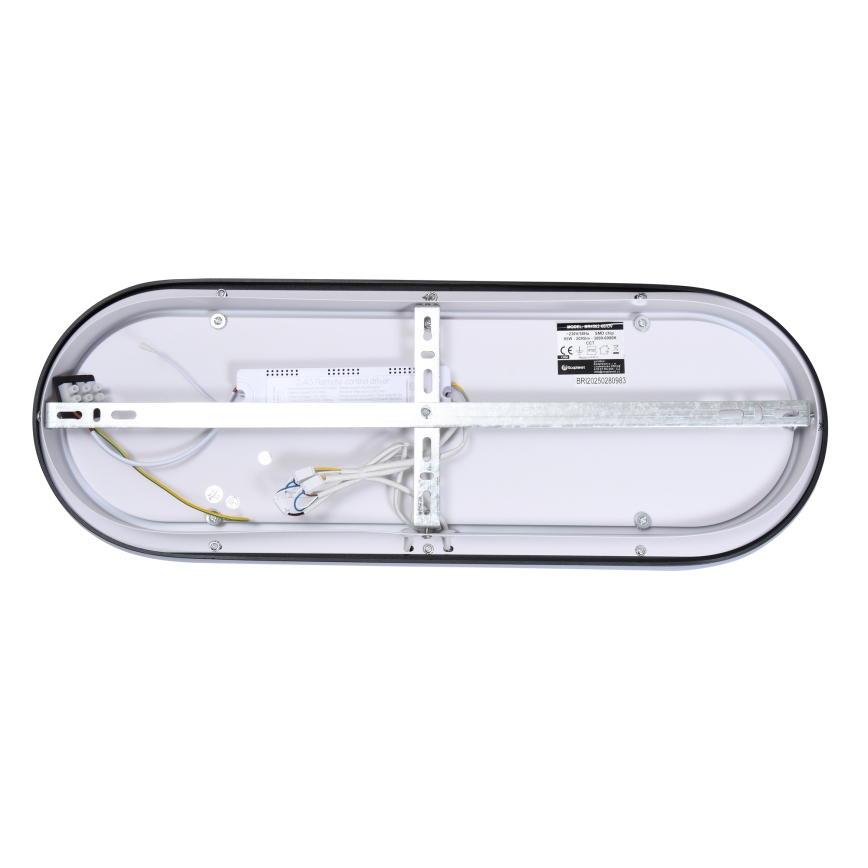 Brilagi - Ρυθμιζόμενη πλαφονιέρα LED TRIVARO LED/85W/230V 3000-6000K 20x60 cm + τηλεχειριστήριο