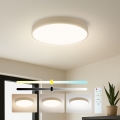 Brilagi - Ρυθμιζόμενο LED φωτιστικό οροφής POOL LED/36W/230V 3000-6000K διάμ. 30 εκ. μπεζ + τηλεχειριστήριο