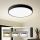 Brilagi - Ρυθμιζόμενο LED φωτιστικό οροφής POOL LED/60W/230V 3000-6000K Ø 60 cm μαύρο + τηλεχειριστήριο