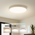 Brilagi - Ρυθμιζόμενο LED φωτιστικό οροφής POOL LED/60W/230V 3000-6000K διάμ. 50 cm μπεζ + τηλεχειριστήριο
