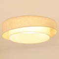 Brilagi - Ρυθμιζόμενο LED φωτιστικό οροφής SHINE LED/24W/230V διάμ. 60 cm 3000/4000/6500K σε κρεμ απόχρωση + τηλεχειριστήριο