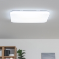 Brilagi - Ρυθμιζόμενο LED φωτιστικό οροφής SHINE LED/24W/230V, διάμετρος 60 cm, 3000/4000/6500K, κρεμ + τηλεχειριστήριο