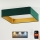 Brilagi - Ρυθμιζόμενο LED φωτιστικό οροφής VELVET SQUARE SMART LED/36W/230V 60x60 cm 2700-6500K Wi-Fi Tuya + τηλεχειριστήριο, πράσινο