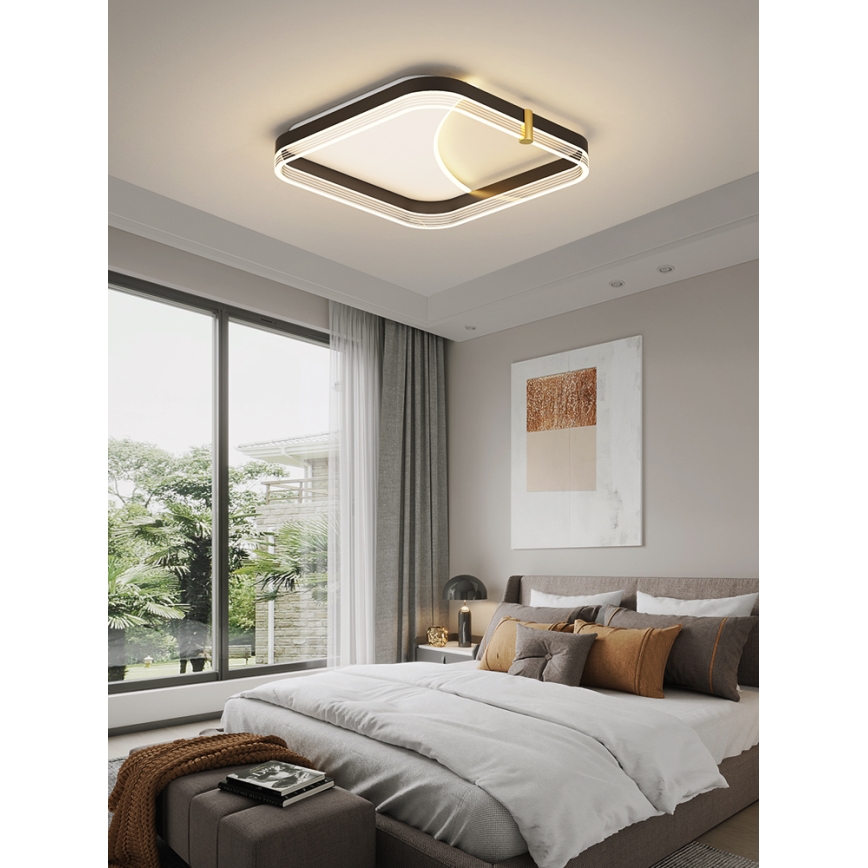 Brilagi - Ρυθμιζόμενο φωτιστικό οροφής LED SIRELI LED/56W/230V 3000-6000K 40x40 cm + τηλεχειριστήριο