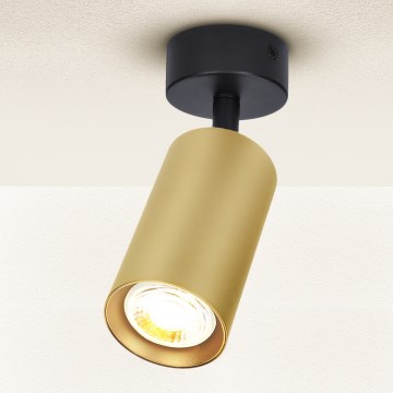 Brilagi - Ρυθμιζόμενο φωτιστικό σποτ LED SELE GOLDEN 1xGU10/6,5W/230V 2700-6500K μαύρο/χρυσό