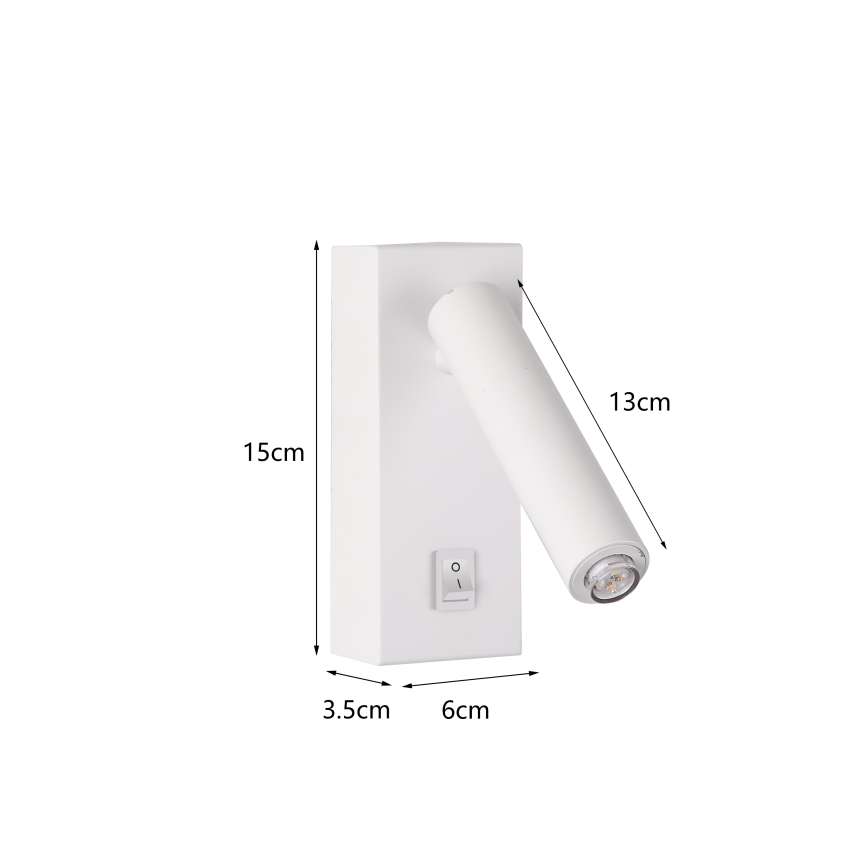 Brilagi - Σποτ LED τοίχου MAYA 1xG9/7W/230V λευκό