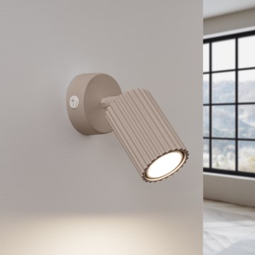 Brilagi - Σποτ τοίχου CRESTO 1xGU10/10W/230V taupe