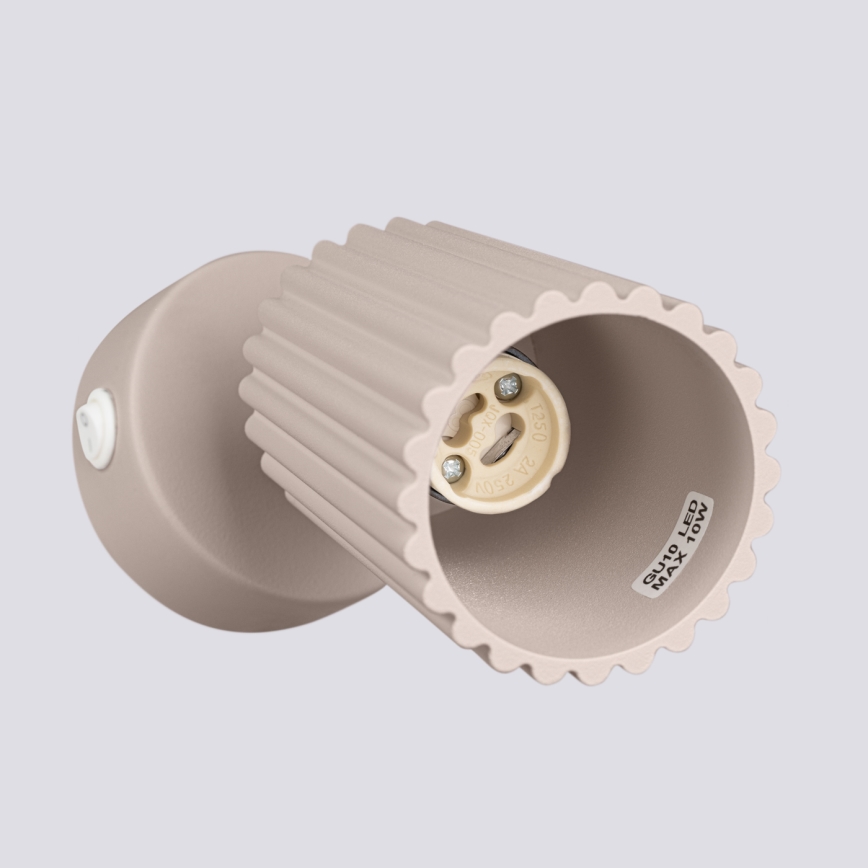Brilagi - Σποτ τοίχου CRESTO 1xGU10/10W/230V taupe