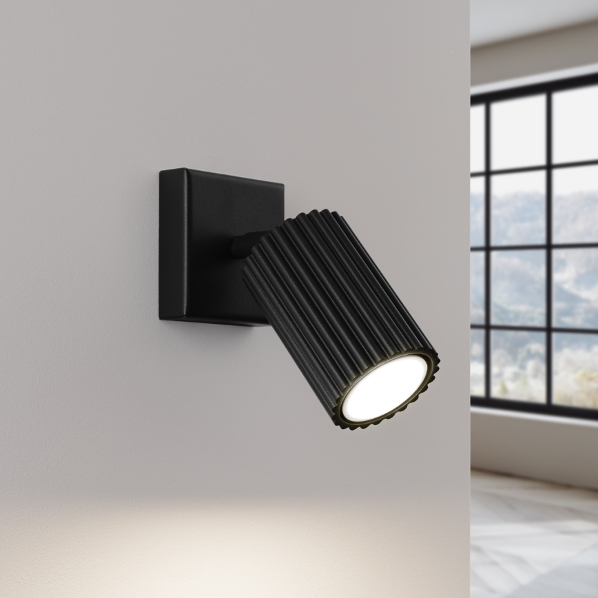 Brilagi - Σποτ τοίχου CRESTO 1xGU10/10W/230V μαύρο