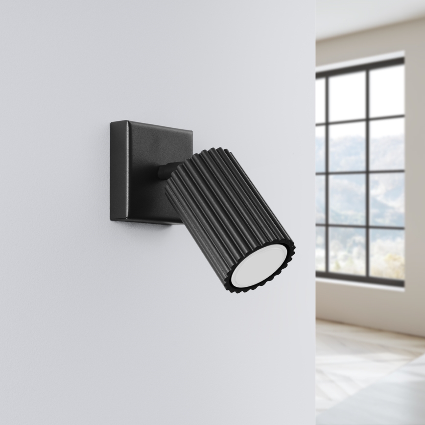 Brilagi - Σποτ τοίχου CRESTO 1xGU10/10W/230V μαύρο