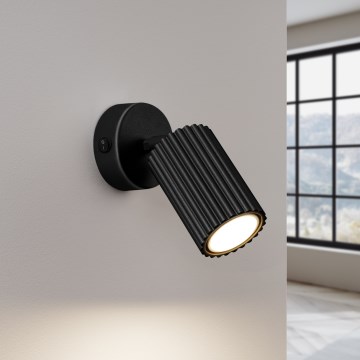 Brilagi - Σποτ τοίχου CRESTO 1xGU10/10W/230V μαύρο