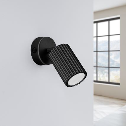 Brilagi - Σποτ τοίχου CRESTO 1xGU10/10W/230V μαύρο